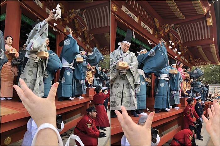 鶴岡八幡宮節分豆まき