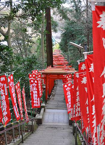 佐助稲荷神社の地形