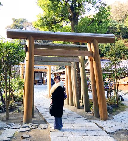 銭新井弁天宇賀福神社境内