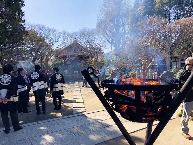 宝戒寺 聖德太子講　開始前