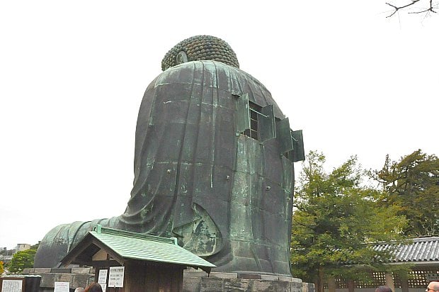 高徳院大仏の裏