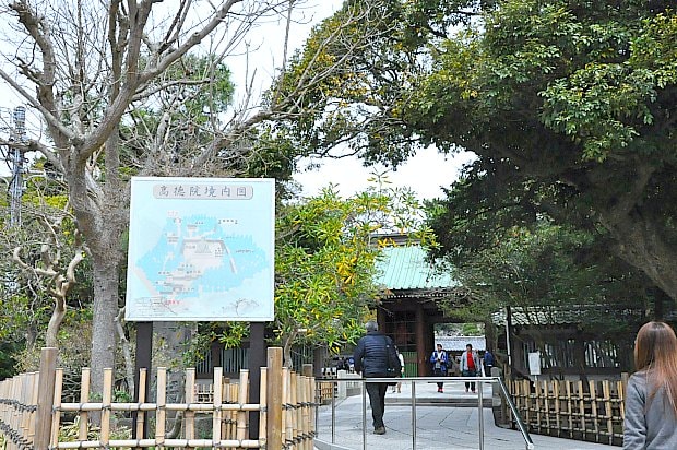 高徳院入り口