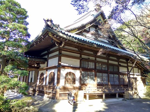 鎌倉妙本寺本堂