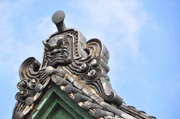 龍口寺　鬼瓦