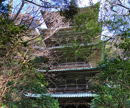 龍口寺総檜五重塔