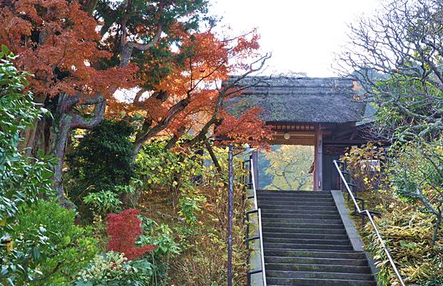 東慶寺の紅葉